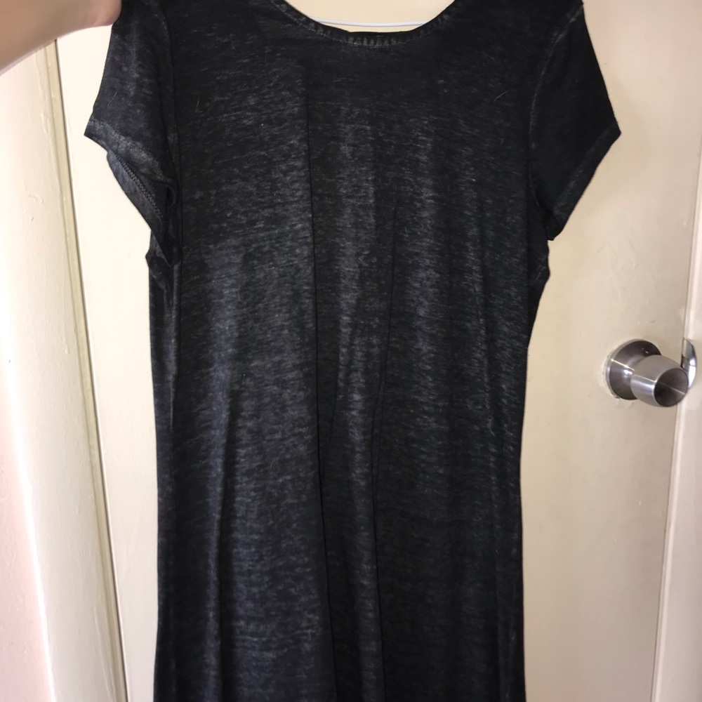 Black T-shirt dress